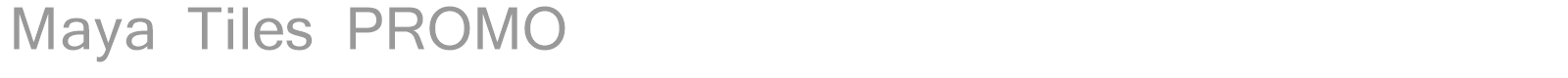 Maya Tiles font preview